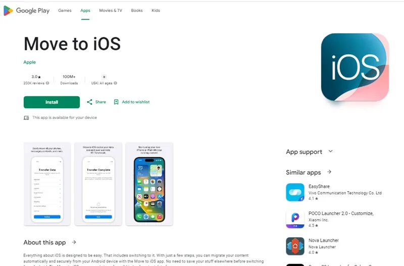انتقال مخاطبین ایفون به ایفون با برنامه