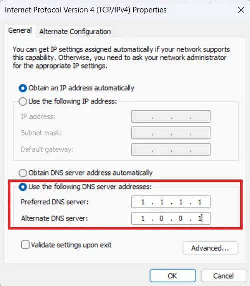 رفع ارور یوتیوب با تغییر DNS