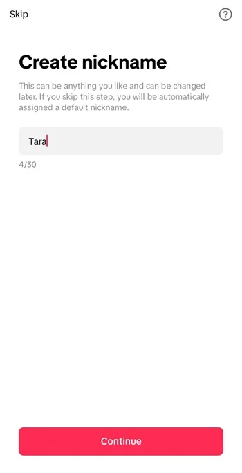 ساخت اکانت تیک تاک با ایمیل
