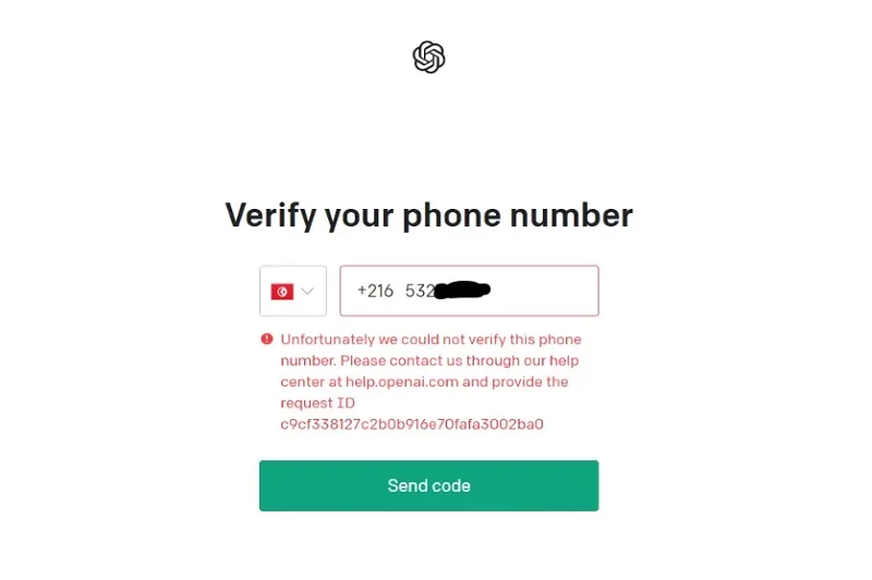 روش های رفع ارور ChatGPT مربوط به تایید SMS