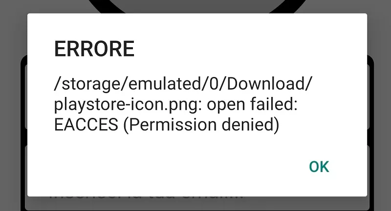 رفع ارور permission denied در اندروید 