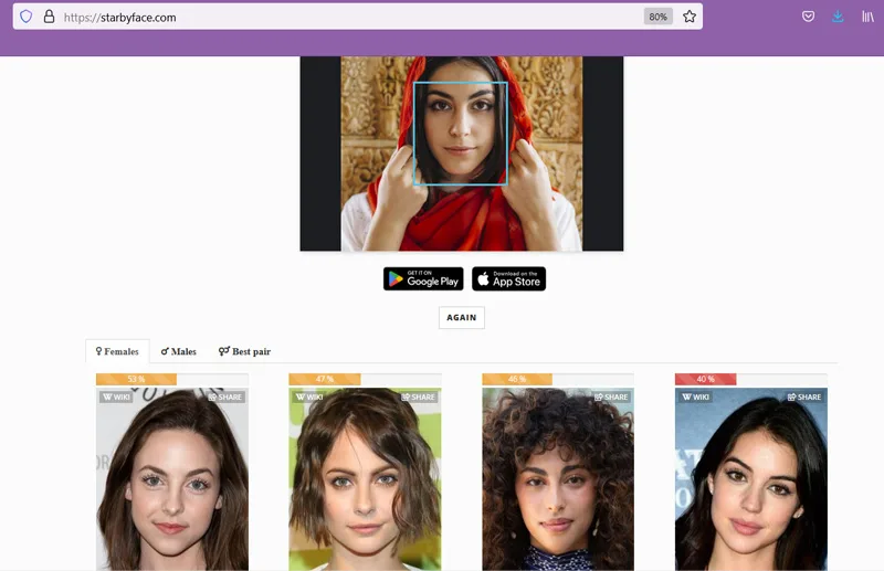 وبسایت StarByFace
