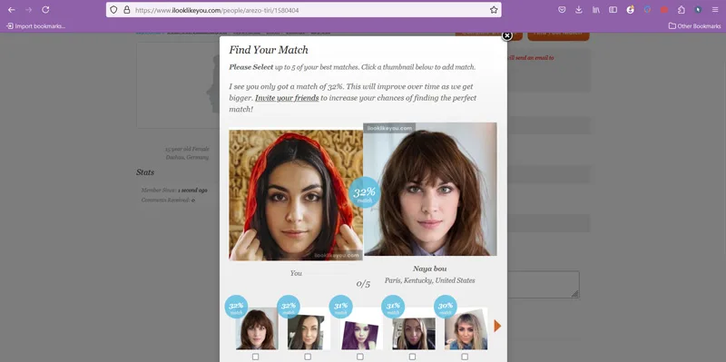 ابزار ILookLikeYou برای پیدا کردن همزاد