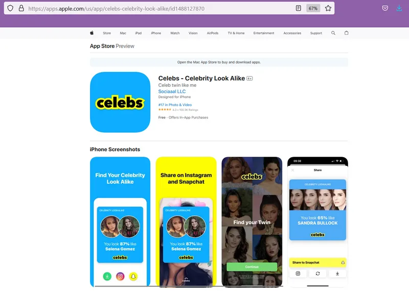 تشخیص همزاد من در جهان کیست با Celebs - Celebrity Look Alike