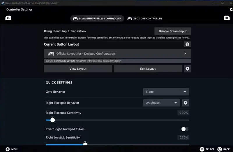 تنظیم دسته بازی در ویندوز 11 از طریق steam