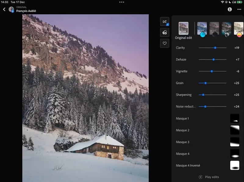 برنامه ادیت عکس Lightroom