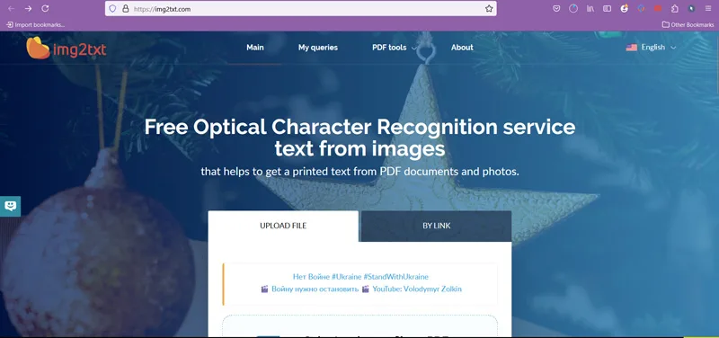 کپی متن از روی عکس آنلاین با Img2Txt