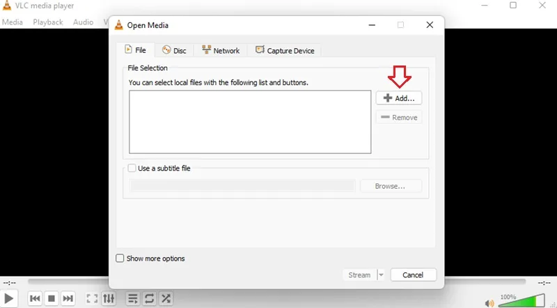 تنظیم زیرنویس در VLC Player