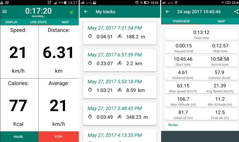 برنامه Bike Computer - Cycling Tool برای دوچرخه‌سواری