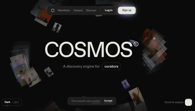 برنامه cosmos جایگزین پینترست