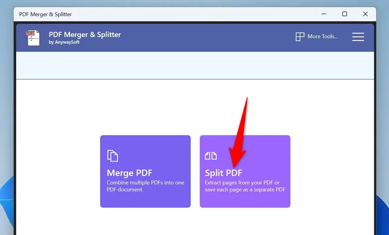 تقسیم پی دی اف به چند قسمت با برنامه PDF Merger & Splitter