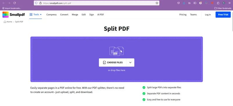 استفاده از سایت smallPDF