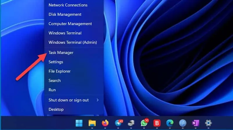 دسترسی به Task Manager در ویندوز