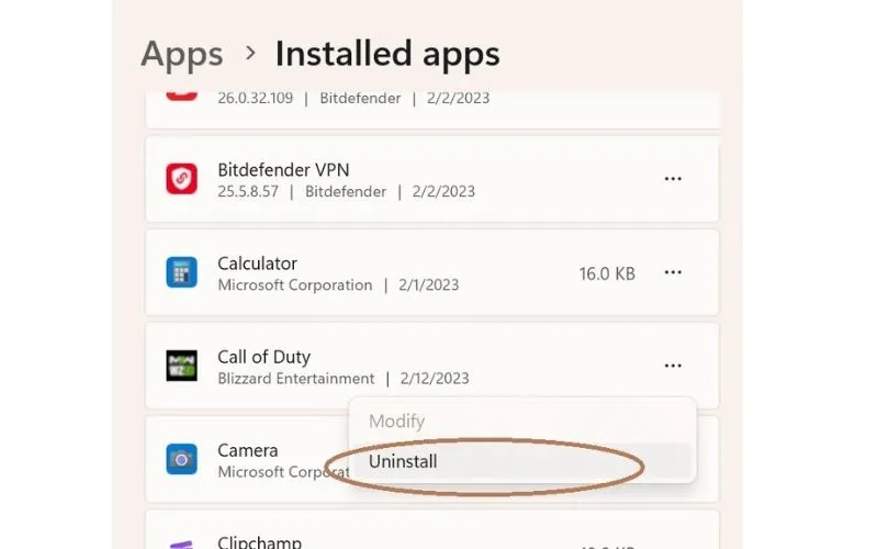 رفع مشکل Fatal Error در بازی Call of Duty با نصب مجدد بازی روی سیستم