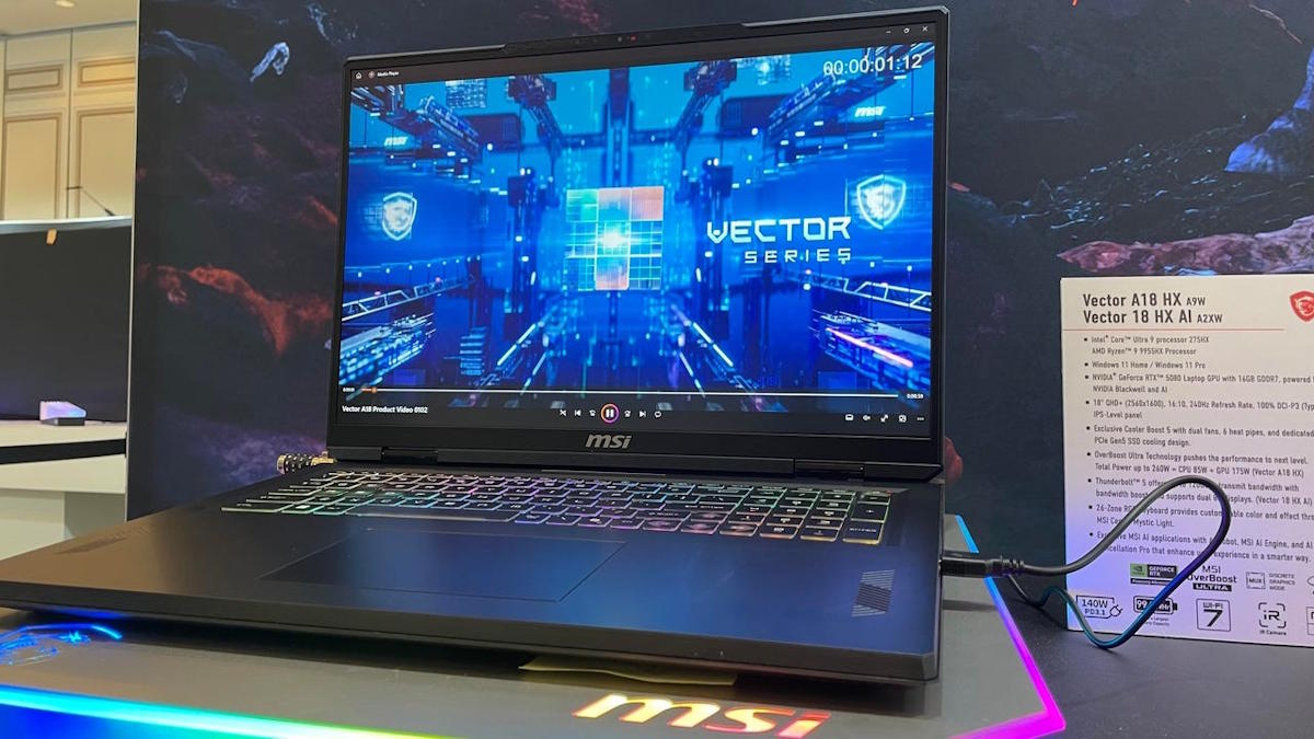 لپ‌تاپ‌های جدید MSI با گرافیک RTX 50 در CES 2025 معرفی شدند؛ به زودی در ایران!