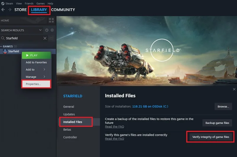 تعمیر یا نصب مجدد بازی یا نرمافزار برای رفع ارور DirectX Runtime