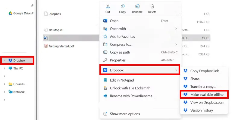 اقدامات قبل از زمان قطعی اینترنت برای سرویس Dropbox