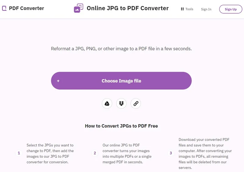 سایت PDF Converter برای تبدیل عکس به پیدیاف