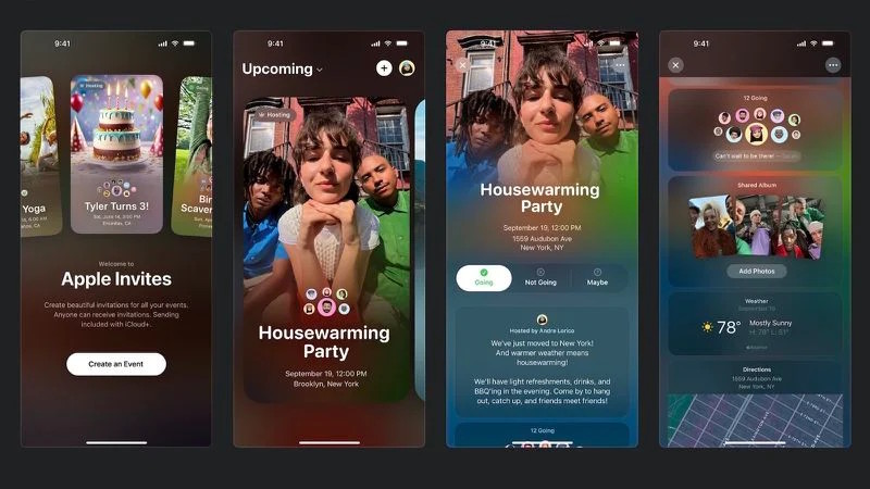 اپل اپلیکیشن Invites را برای برنامه‌ریزی رویدادها معرفی کرد