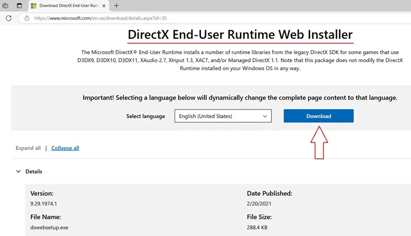 برطرف نمودن مشکل ارور DirectX 12 ویندوز 10