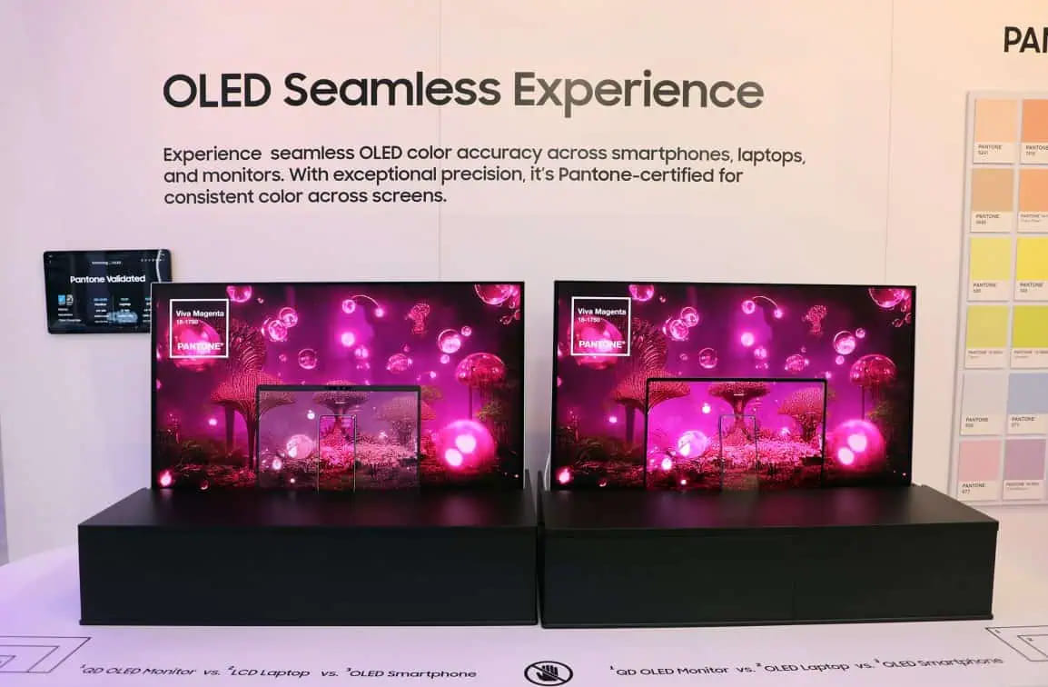 نمایشگر Seamless OLED – کیفیت تصویر بی‌رقیب AMOLED