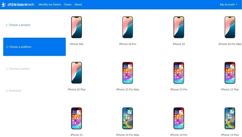 چگونه iOS آیفون را پایین بیاوریم؟ مراجعه به سایت IPSW.me