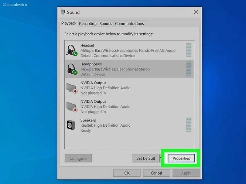 تنظیمات Enhancements صدا در ویندوز