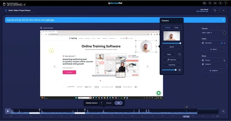 نرم‌افزار ScreenPal، یک ابزار اقتصادی برای ساخت کلیپ آموزشی با کامپیوتر