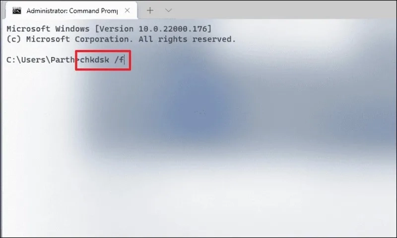 حل مشکل قفل شدن تسک بار با اسکن CHKDSK