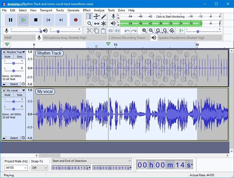 نرم‌افزار Audacity برای تغییر صدای ویس در واتساپ (کاربران ویندوز، مک و لینوکس)