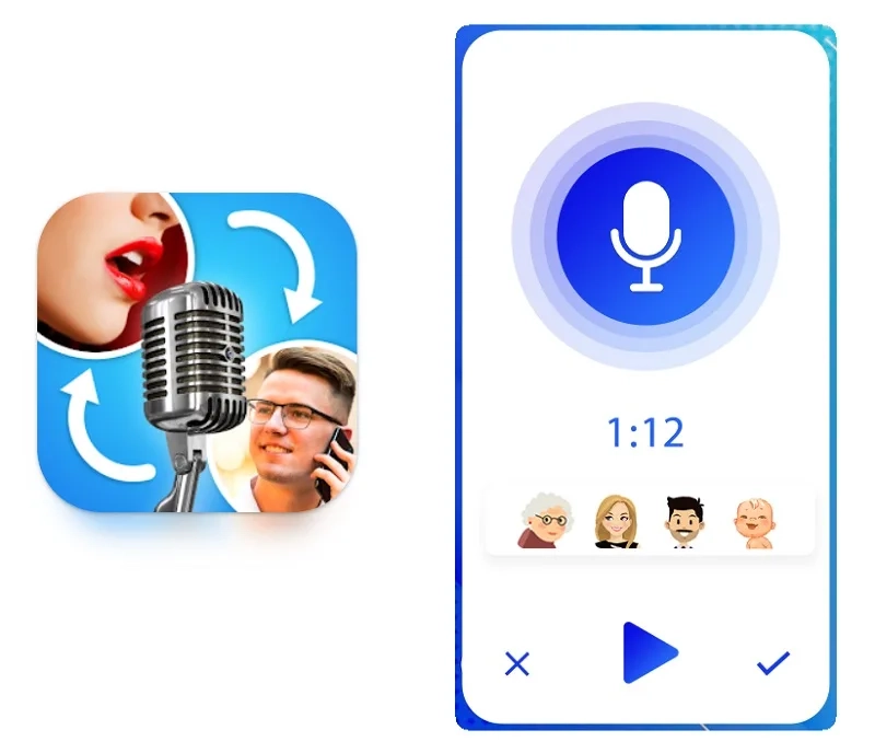 برنامه Voice changer for WhatsApp برای تغییر صدای ویس در واتساپ (کاربران اندروید)