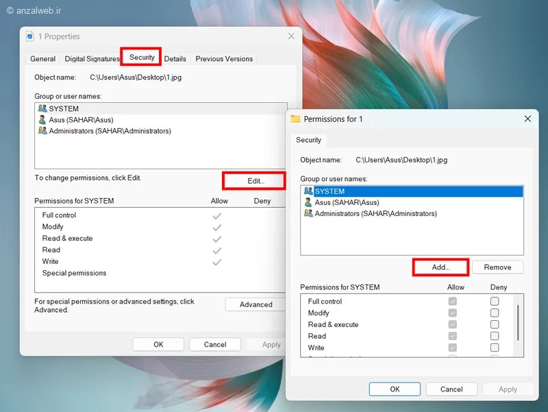 حل مشکل Access Denied در فتوشاپ