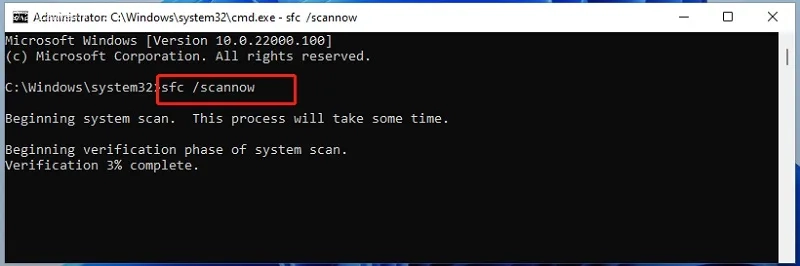 اجرای اسکن‌ سیستمی SFC در حالت Safe Mode