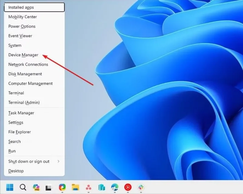 ورود به Device Manager ویندوز 11 