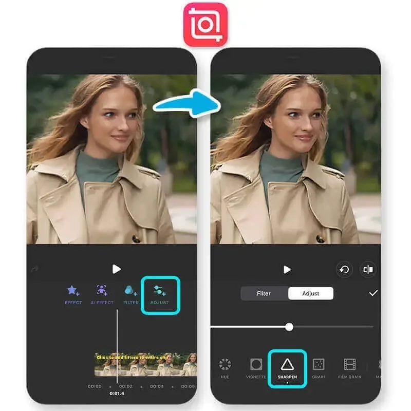 بهترین گزینه برای برنامه جایگزین کپ کات: Inshot