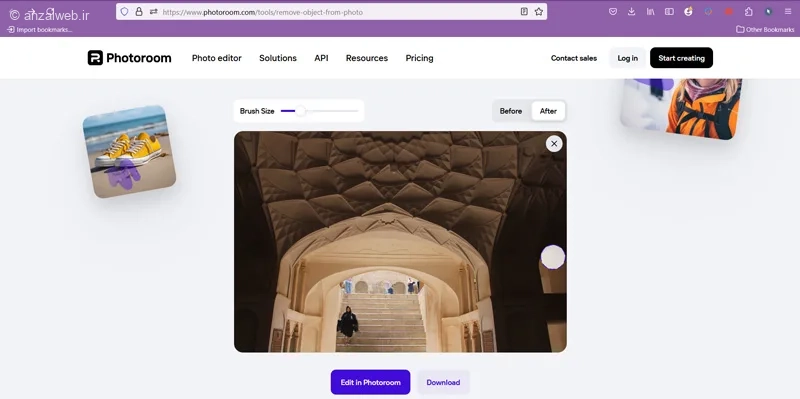 هوش مصنوعی Photoroom
