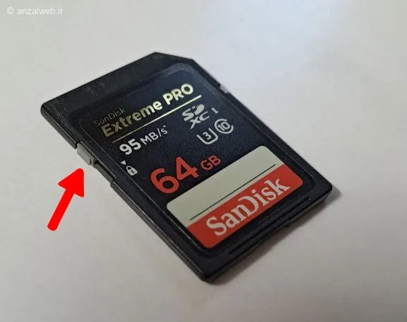 حل مشکل Write Protected کارت SD