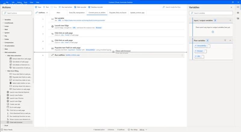انجام کارها به صورت خودکار با برنامه Power Automate