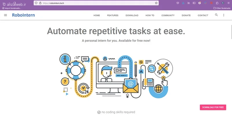 با RoboIntern کارها در ویندوز را اتوماتیک کنید