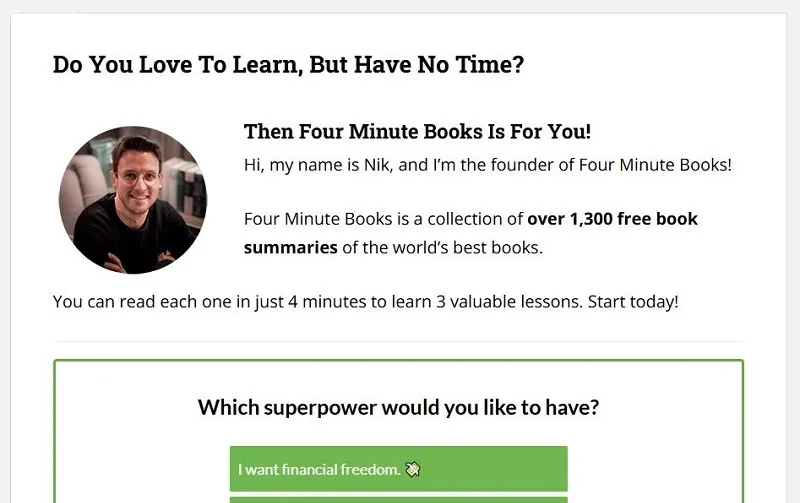 خلاصه کتاب چهار دقیقه‌ایی Four mMinute Books