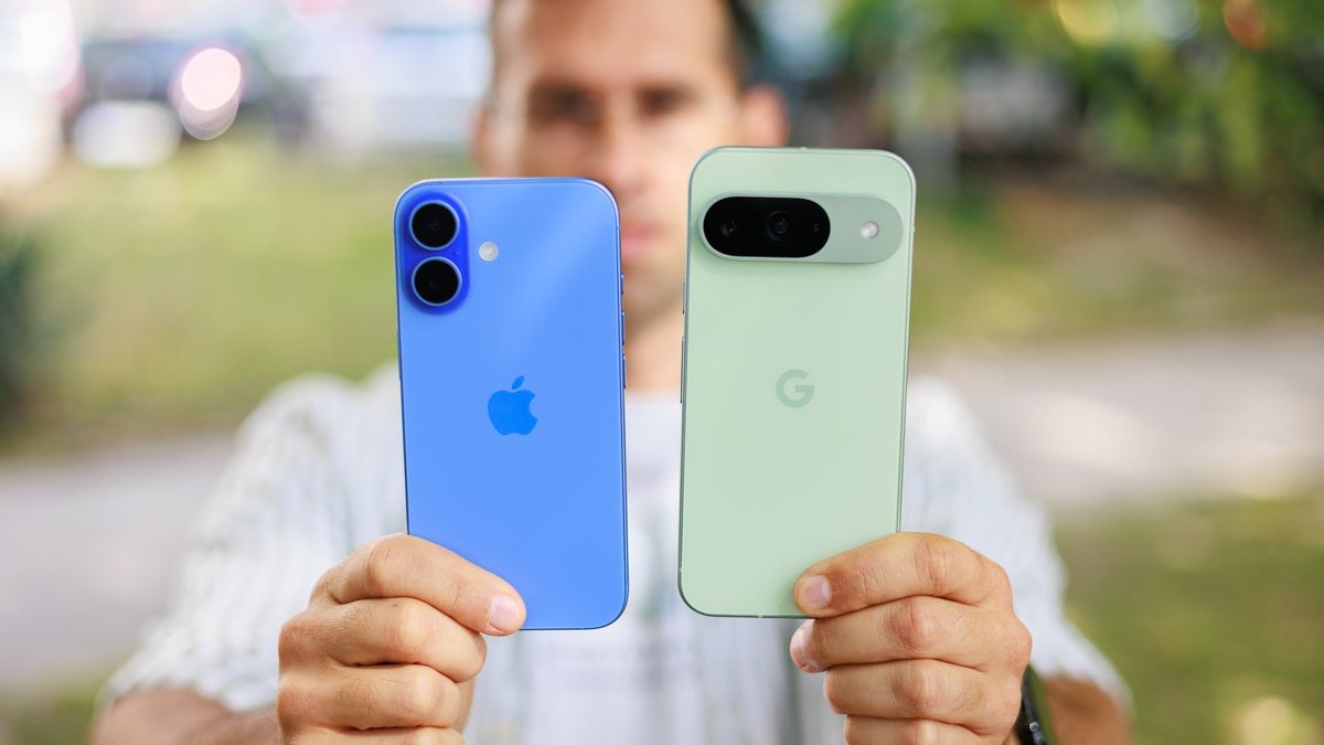 مقایسه گوشی Google Pixel 9a و iPhone 16