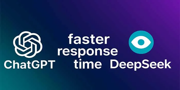 مقایسه سرعت پاسخ دهی chatgpt و deepseek