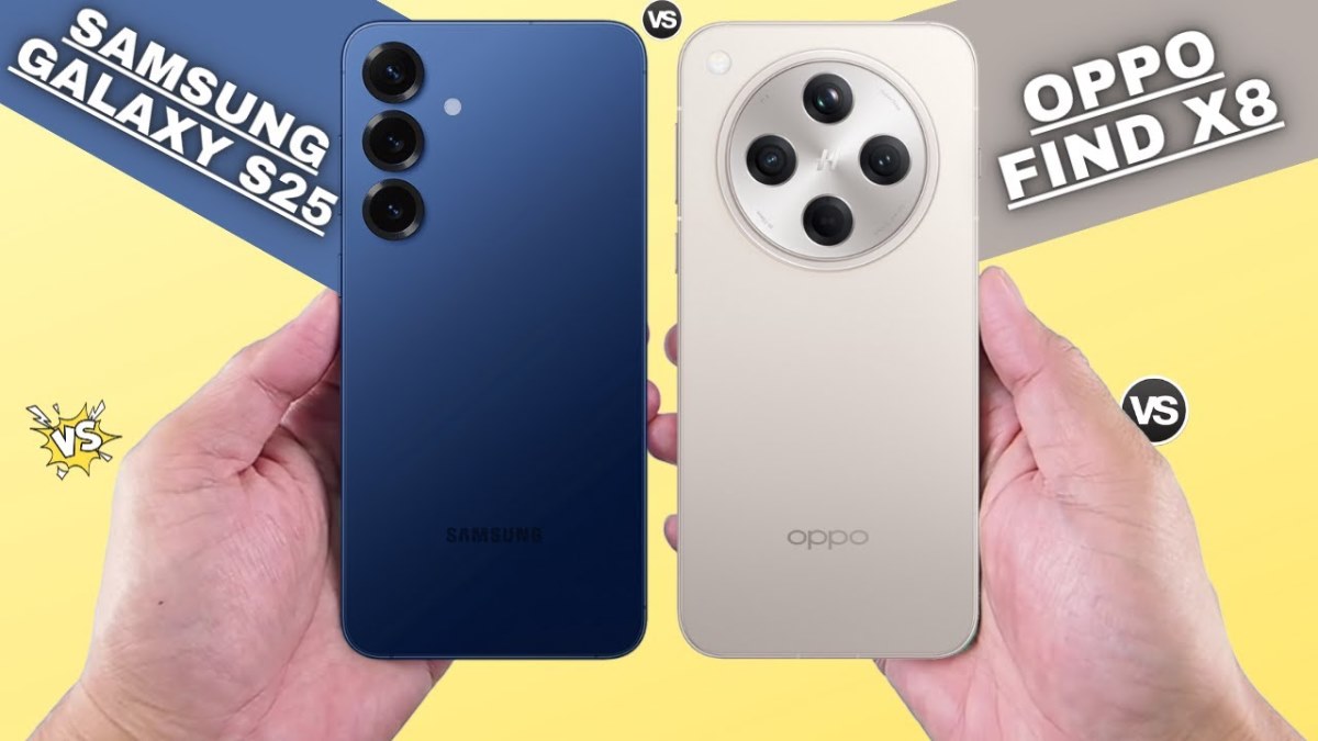 مقایسه گوشی Oppo Find X8s+ و Galaxy S25+