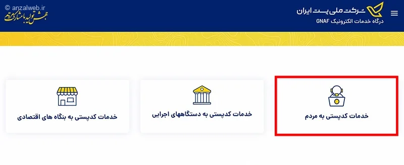اطمینان از درست بودن کد پستی از روی نقشه اداره پست