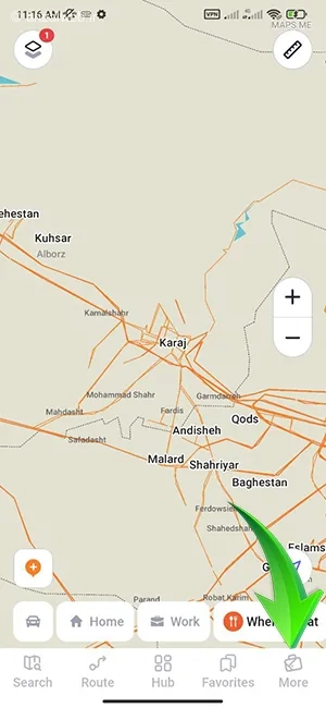 برنامه مپ آفلاین کامل
