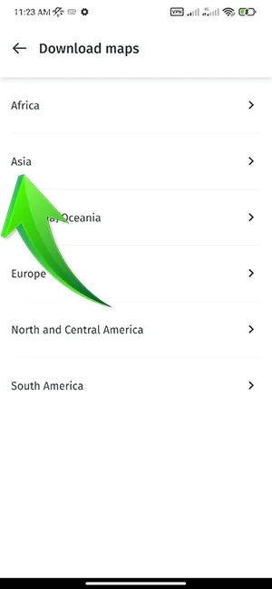 برنامه مپ آفلاین تهران