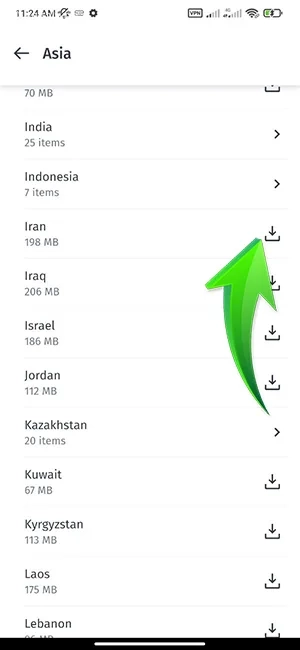 برنامه مپ آفلاین ایفون