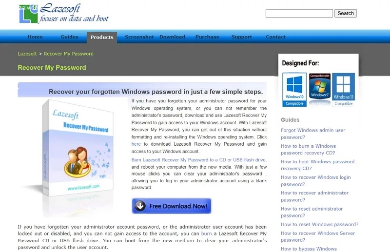 ریست پسورد ویندوز 11 با imyPass / Lazesoft