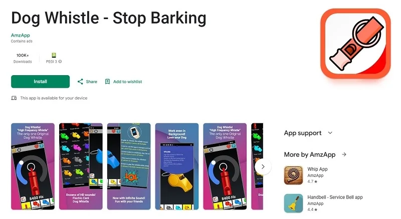 فراری دادن سگ های ولگرد با Dog Whistle – Stop Barking