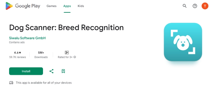 تشخیص نژاد سگ با برنامه Dog Scanner